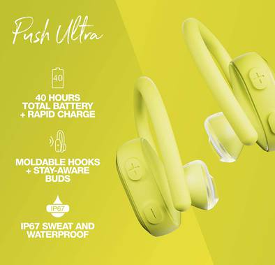 Skullcandy Push Ultra True Wireless Earbuds With 40 Hour Battery Life