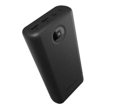Powerology Quick Charge Power Bank 30000mAh PD 45W with T...