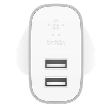 Charger USB Adapter Belkin F7U049mySLV 2-Port Home Charger - Silver