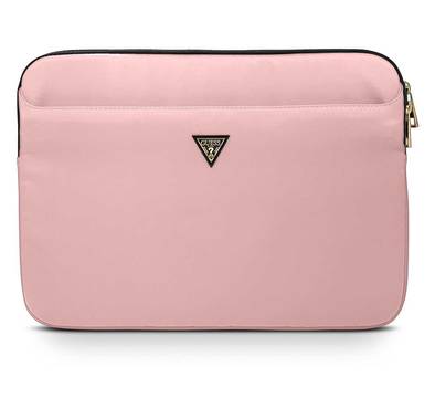 CG Mobile Guess Nylon Computer Sleeve with Metal Triangle Logo 13" Protection Bag Compatible with MacBook Pro 13" / MacBook Air 13" and 13" Notebook, Slim Lightweight