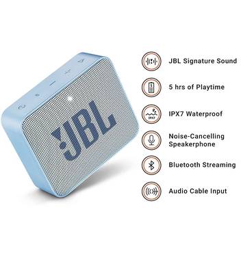 Parlante JBL Go2 Portable - Icecube Cyan - OneClick Distribuidor Apple