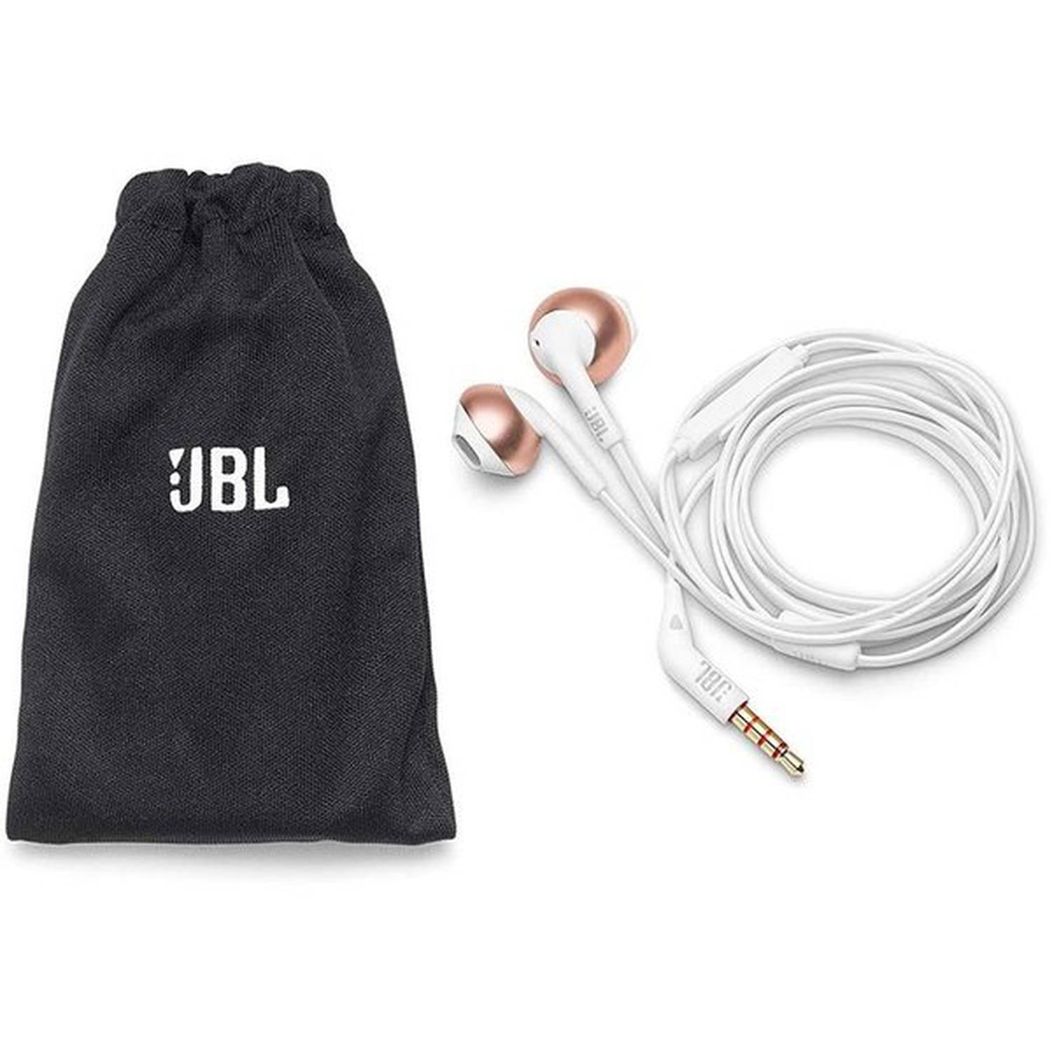 JBL T205 In Ear Wired Headphones Pure Bass Sound Tangle free