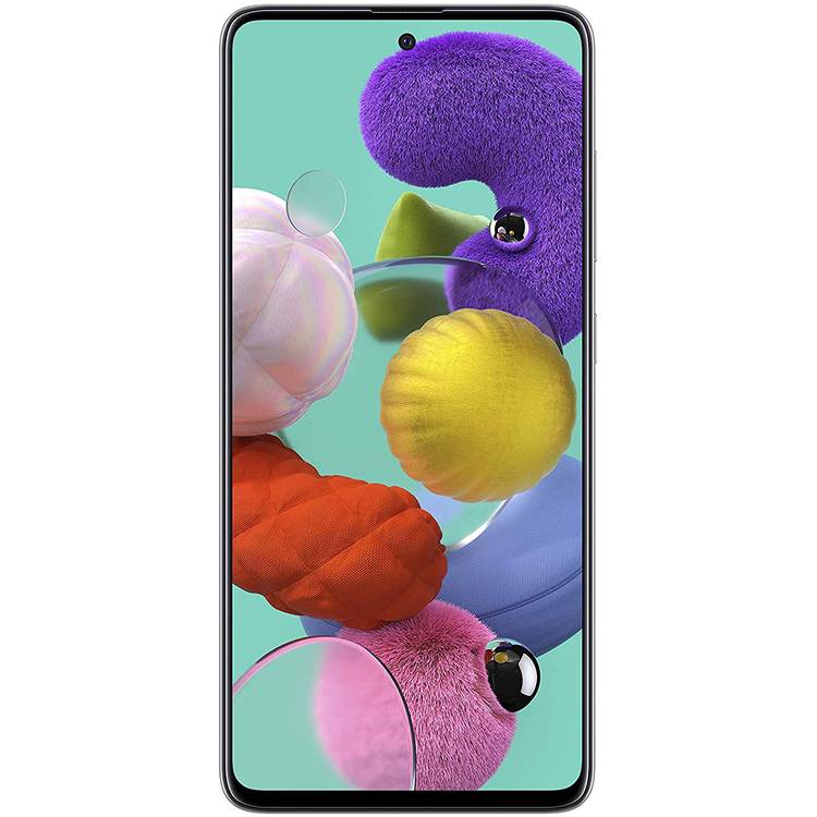 Samsung Galaxy A51 Smartphone Dual SIM 4G LTE 6GB RAM / 128 GB, Ultra  High-Resolution Quad Camera, 4 (A51FD-128GB-WH)