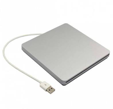 Apple USB Super drive Whether office or on the road play and burn both CDs and DVDs, watch a DVD movie Super drive  - Silver