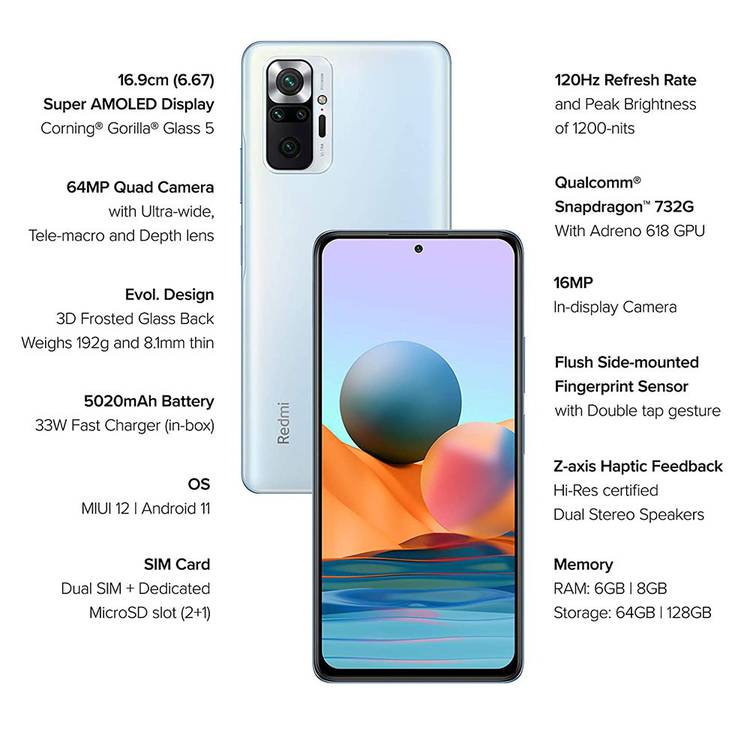 デュアルSIM シャオミ redmi note 10 pro 128GB