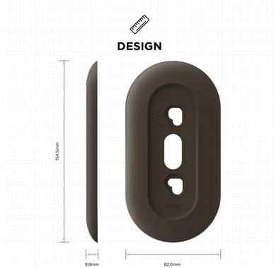 Elago Wall Plate for Google Nest Hello Doorbell Clean Design