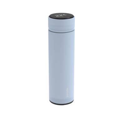 Porodo Smart Water Bottle with Temperature Indicator, 500ml Capacity, Temperature Sensor, LED Touch Sensitive Display - Blue