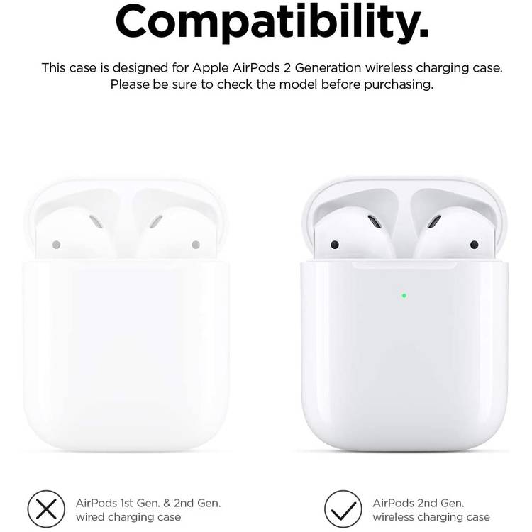 Airpods 2 generation on sale wireless charging case