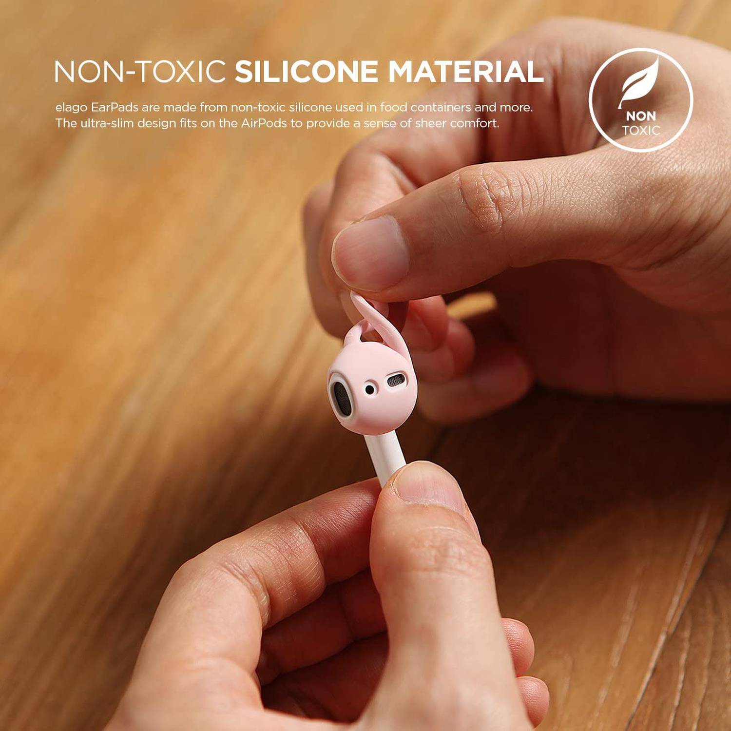 Elago Silicone Earpad for Apple AirPods Long lasting Comfort