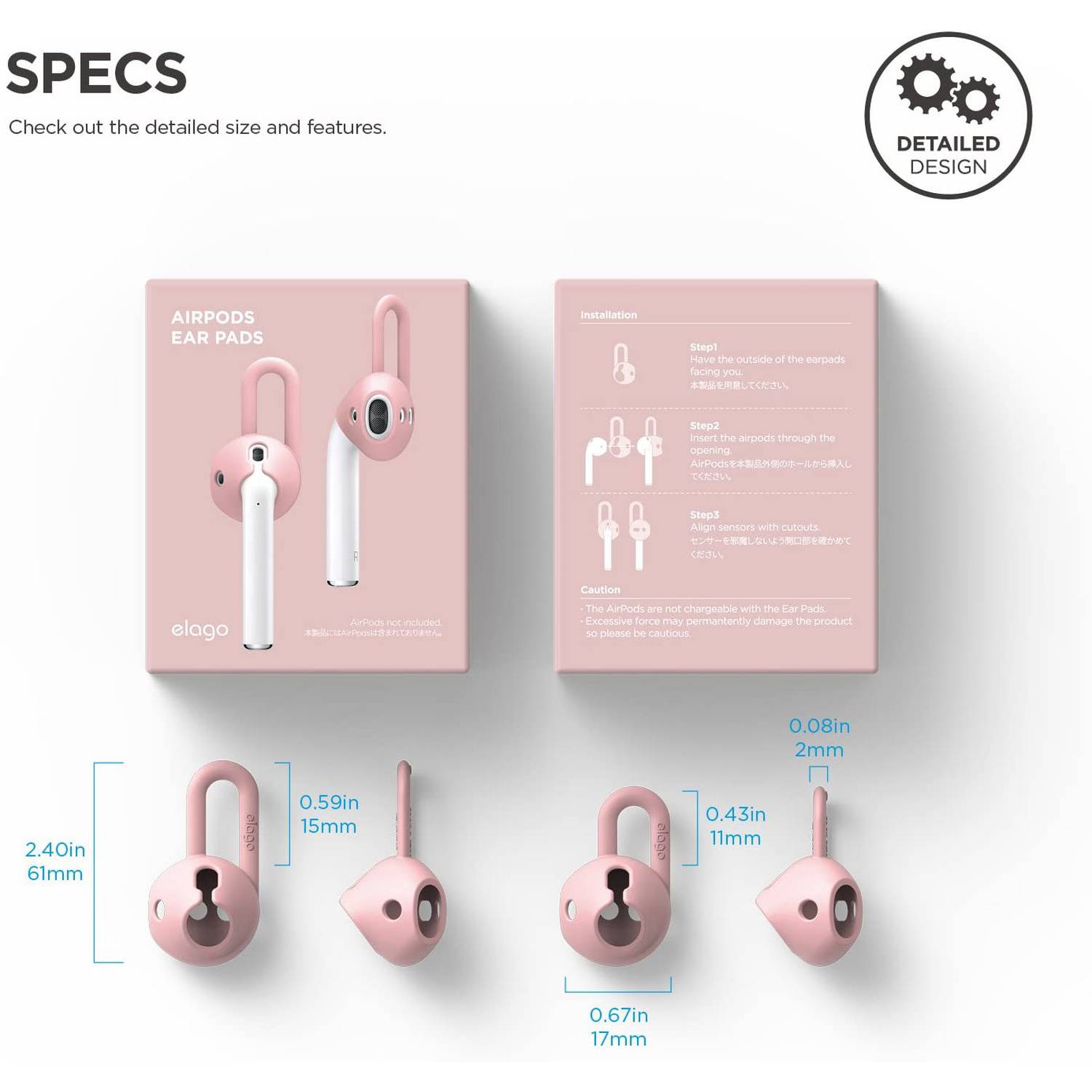 Elago airpods online earpads