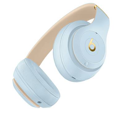 Crystal store blue headphones