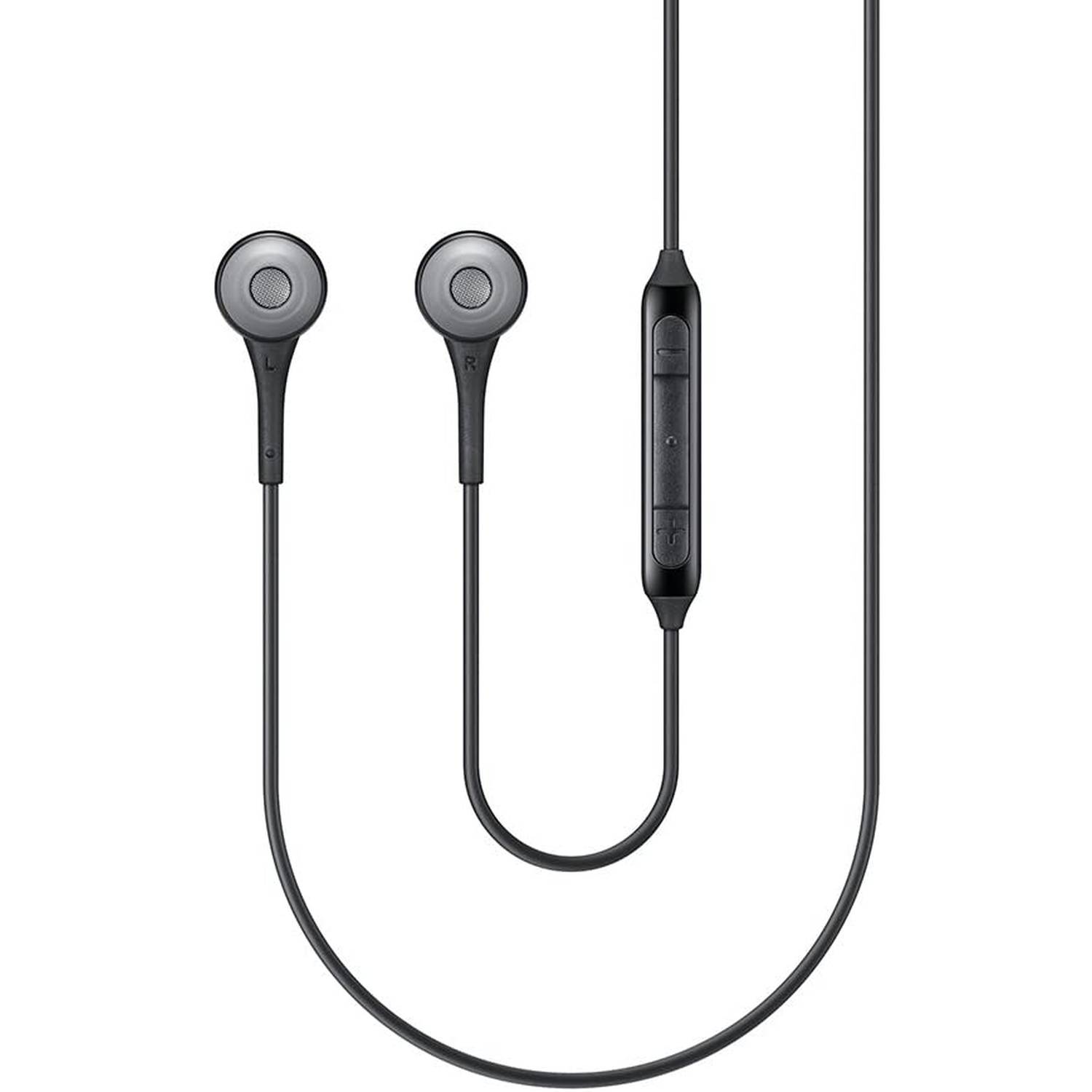Samsung IG935 In Ear Earphone with Microphone Wired Headset Tangle free 3 Button Remote Control IG935BB