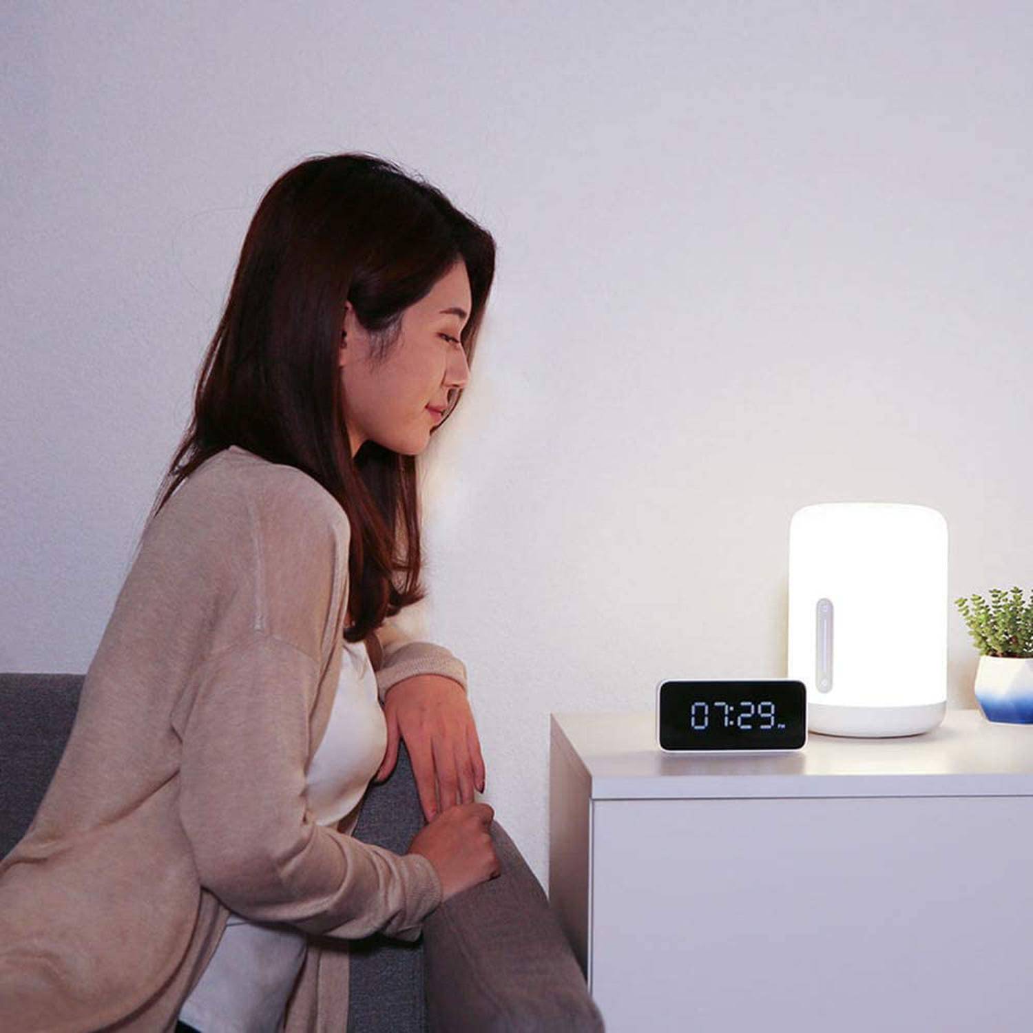 Xiaomi Mi Smart Bedside Lamp 2, Colorful Light, Table Lamp, Bluetooth WiFi  Touch APP Control Apple Home Kit 