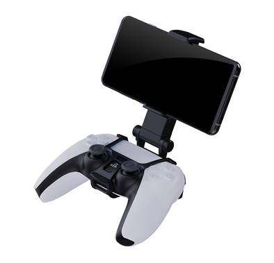 GameSir Portable Clip Mount for PS5 Game Controller, Mobile Phone Clamp Bracket Holder with Adjustable Stand for Playstation 5 Controllers