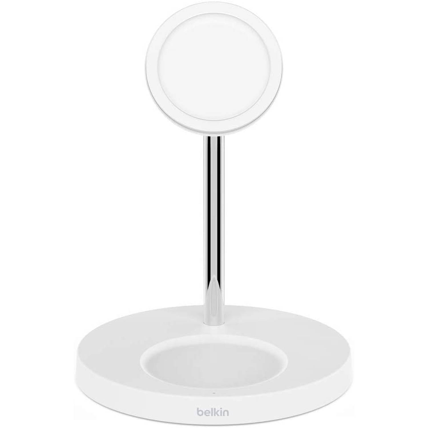 Belkin WIZ010myWH 2-in-1 Wireless Charger Stand - MagSafe 15W