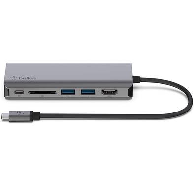 Multiport USB-C Adapter Belkin AVC008btSGY Multiport USB-C Adapter-Grey