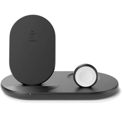 Belkin Wireless Charger WIZ001myBK 3 in 1 Wireless Charger 7.5W - Black
