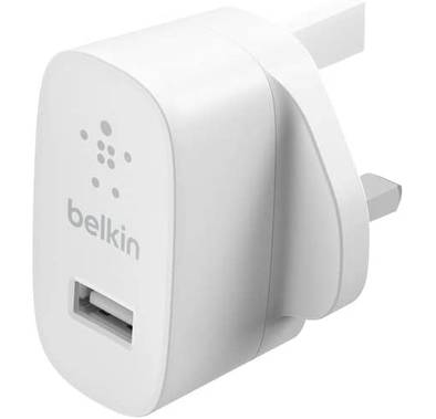 Charger Adapter Belkin WCA002myWH Boost Charge USB-A Wall Charger 12W - White