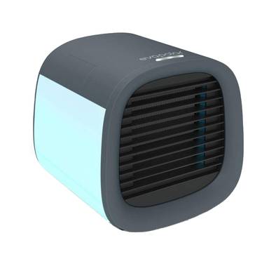 Evapolar evaCHILL 3 in 1 Personal Portable Evaporative Air Cooler, Humidifier, Purifier 7.5W with Handle and Ice-blue LED Light, One Button-control, Ergonomic