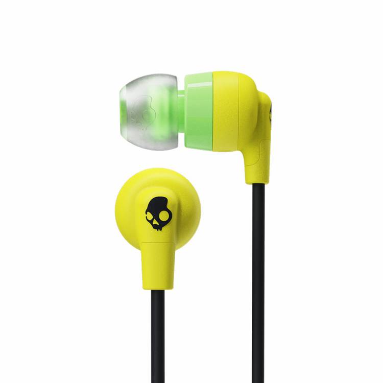 Skullcandy Inkd In Ear Headphones Electric Yellow Moss Blue