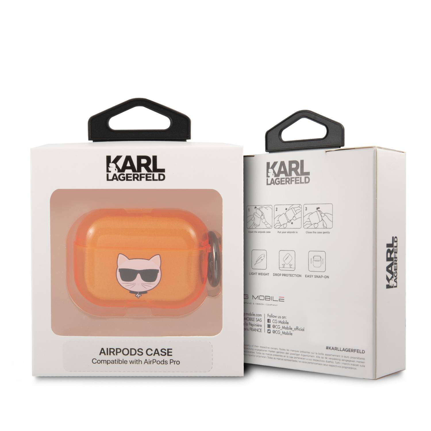 CG MOBILE Karl Lagerfeld TPU Choupette Fluo Case