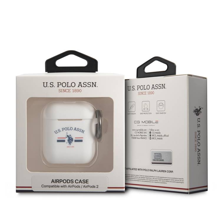 CG MOBILE U.S.Polo Assn. Silicone Horses Flag Case Compatible for