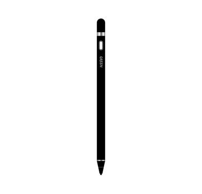 Green Lion Touch Screen Stylus Pen with 100mAh Battery Capacity, Compatible with iOS/Android Touch Screen, Built-in Micro USB Charging Port, Easy to Use, Scratch Resistant Rubber - Black