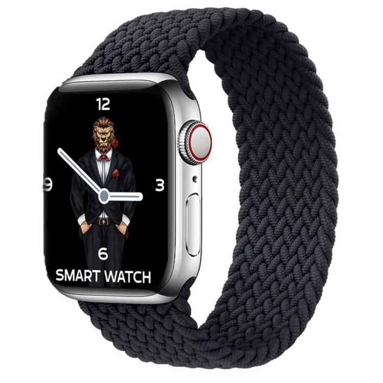 Apple Watch 44mm in Black Sport Design Laser Cutting