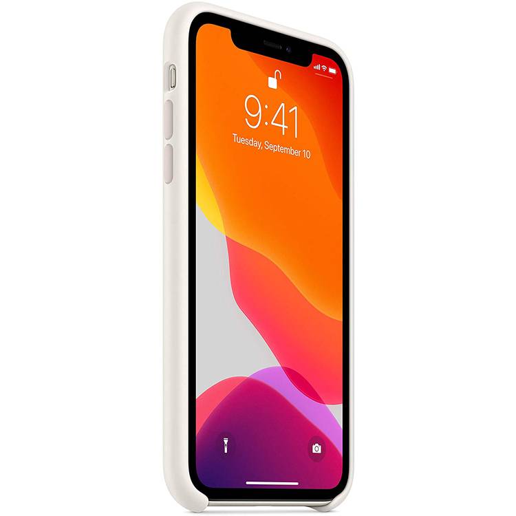 Apple iPhone 11 ( 6.1" ) Silicone Case - White