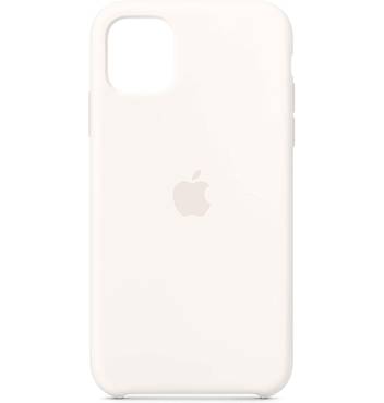 iPhone 11 Pro Max Silicone Case - White - Apple