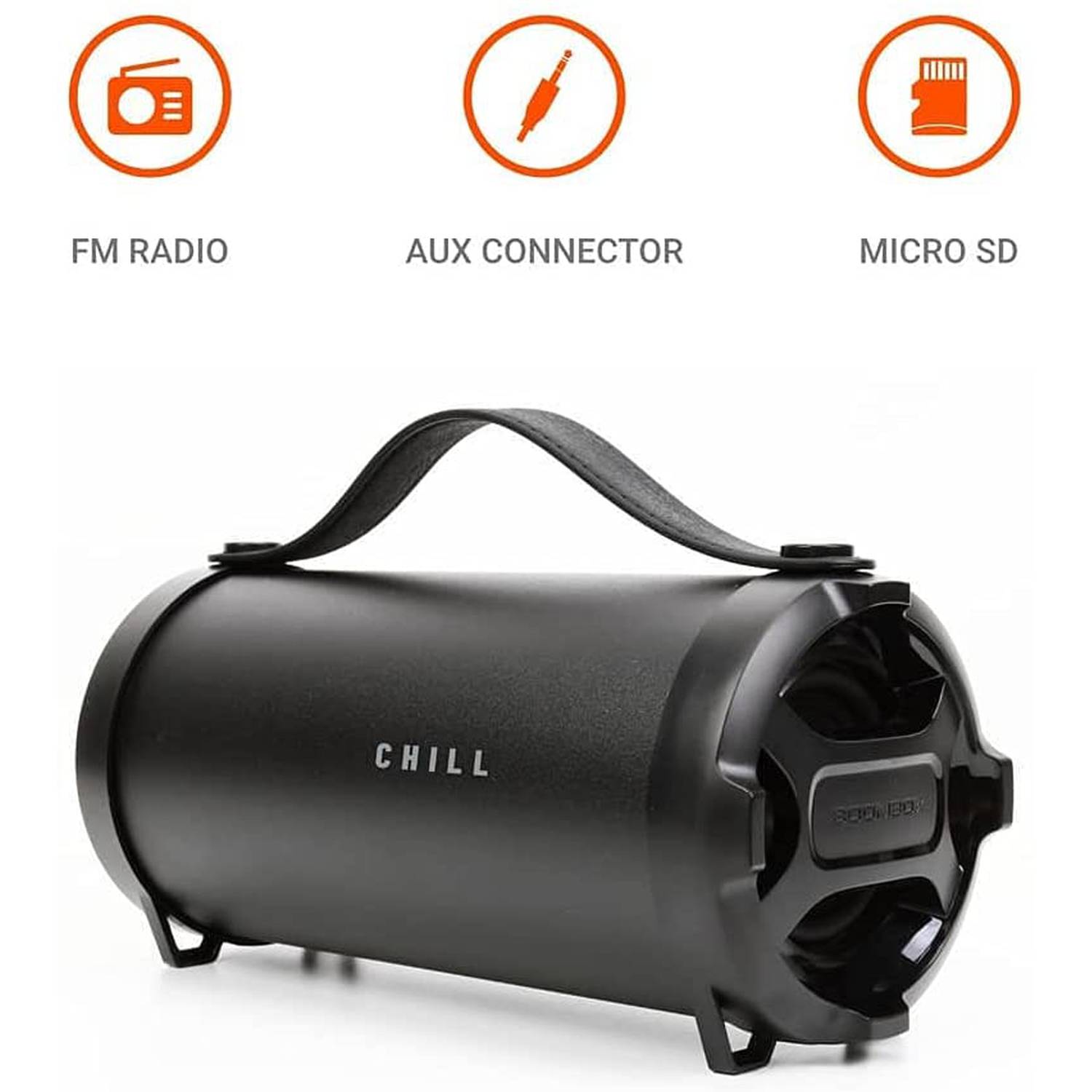 Parlante Portatil Carro Bluetooth Radio Fm Usb Micro Sd Aux