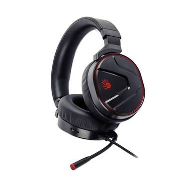 Bloody A4tech G600i Virtual 7.1 Surround Sound Gaming Headset | Detachable Microphone | Ergonomic 3D Earpads | Auto-Adjusting Headband |  - Black