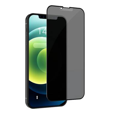 Devia Van Series Privacy PET Edge Twice-Tempered Glass Compatible for iPhone 13 Pro Max (6.7") Anti-Peeping Screen Guard, Easy Installation with Alignment Frame, Anti-Scratch