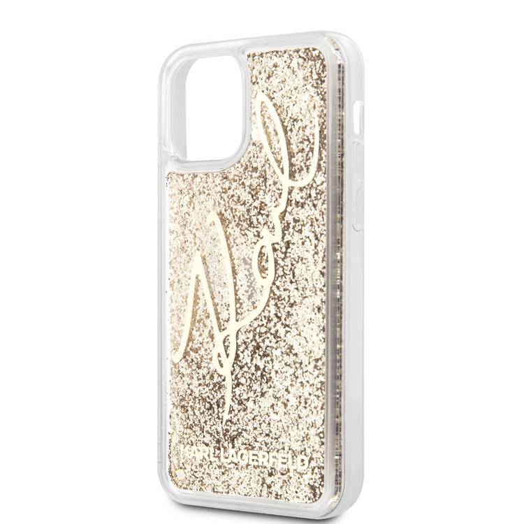 Karl Lagerfeld IPhone 13 (1) Liquid Glitter Case - CG Mobile (KLHCP13MGKCD - View #9