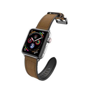X Doria Hybrid Leather Smartwatch Band Fit Comfortable 42mm 44mm