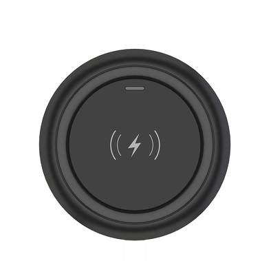 Devia Allen Series Ultra-Thin Wireless Charger V3 (15W), Fast Wireless Charger, Ultra-Slim, Soft Light, QC 2.0 Technology, 15W,Convenient, Wireless Detective Zone w/in 8mm