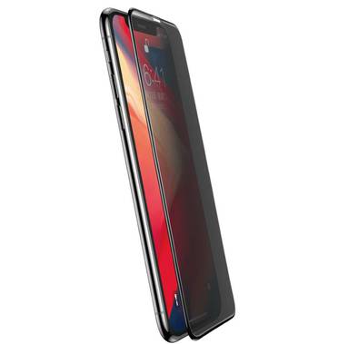 Devia Van Series Full Screen Anti-Glare Tempered Glass Compatible for iPhone 11 Pro Max (6.5") Anti-Peeping Screen Guard - 9H Ultra Thin Screen Protector w/ Alignment Frame -Black