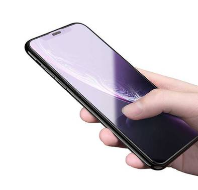 Devia Van Series Full Screen Anti-Blue Ray Tempered Glass for iPhone 6.5 - Black