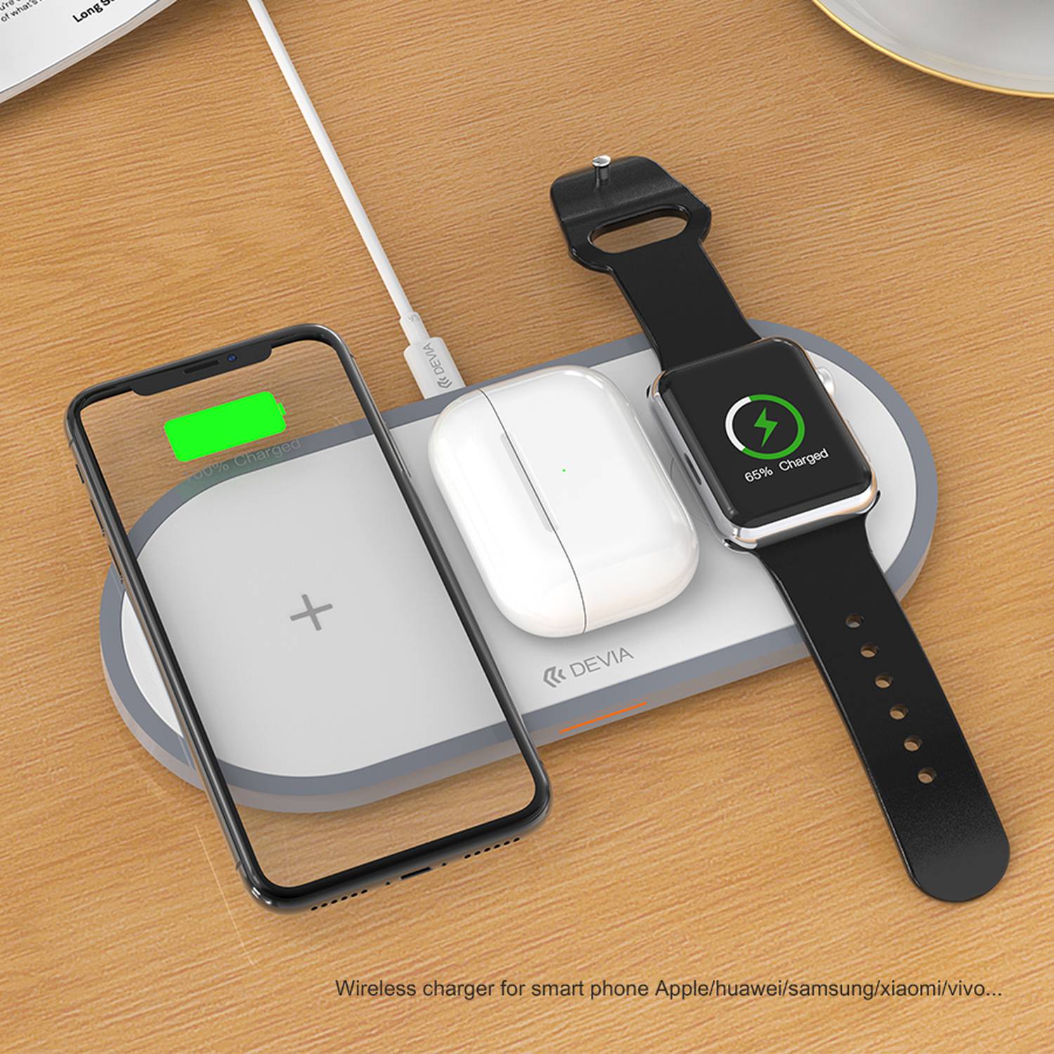 Devia 3 in 1 wireless charger 2025