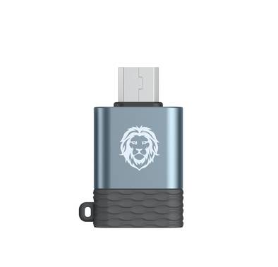 Green Lion Micro OTG 3.0 USB - Blue/Silver