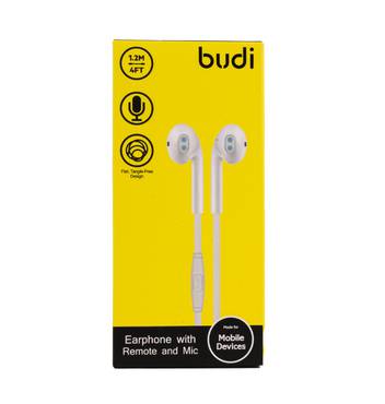 Earphones with remote and mic outlet