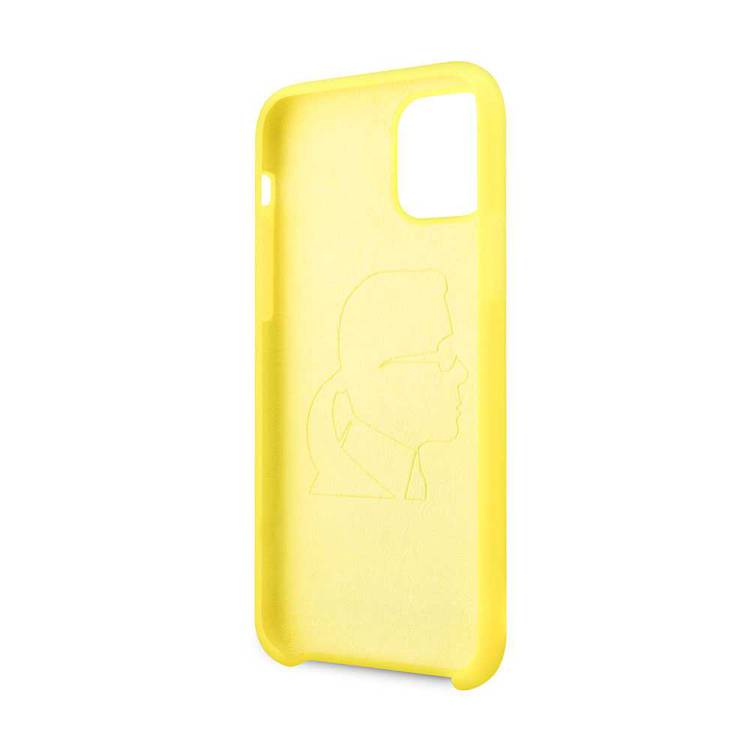 Karl Lagerfeld Ikonik Silicone Case For iPhone 11 Pro Max - Yellow