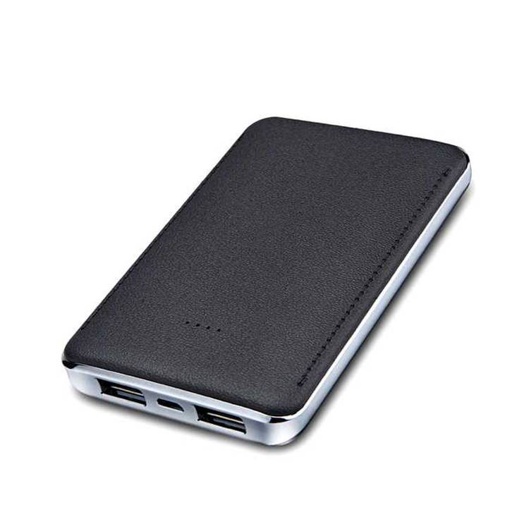 Porodo Dual USB Executive Power Bank 5000mAh - Black