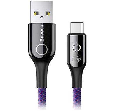 Baseus Woven Fabric Type-C Cable 3A 1M - Purple