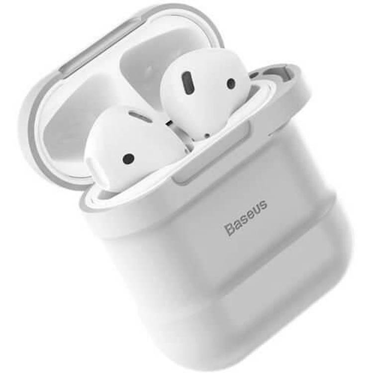 Gray Silicone Case for Airpods with Luxury Experience and Full