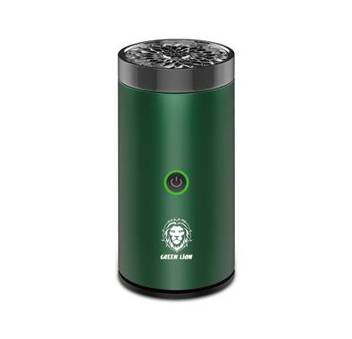 Green Lion Smart Bakhour Electric Car Incense Burner with Rechargeable Battery, Aluminum Alloy Material, Ultrasonic Atomization, Compact & Portable - Green