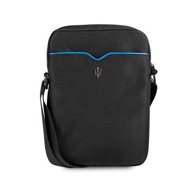 Maserati Gransport Pure Tablet Bag 10 - Black/Blue Line Zipper