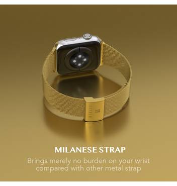 Gold milanese strap sale