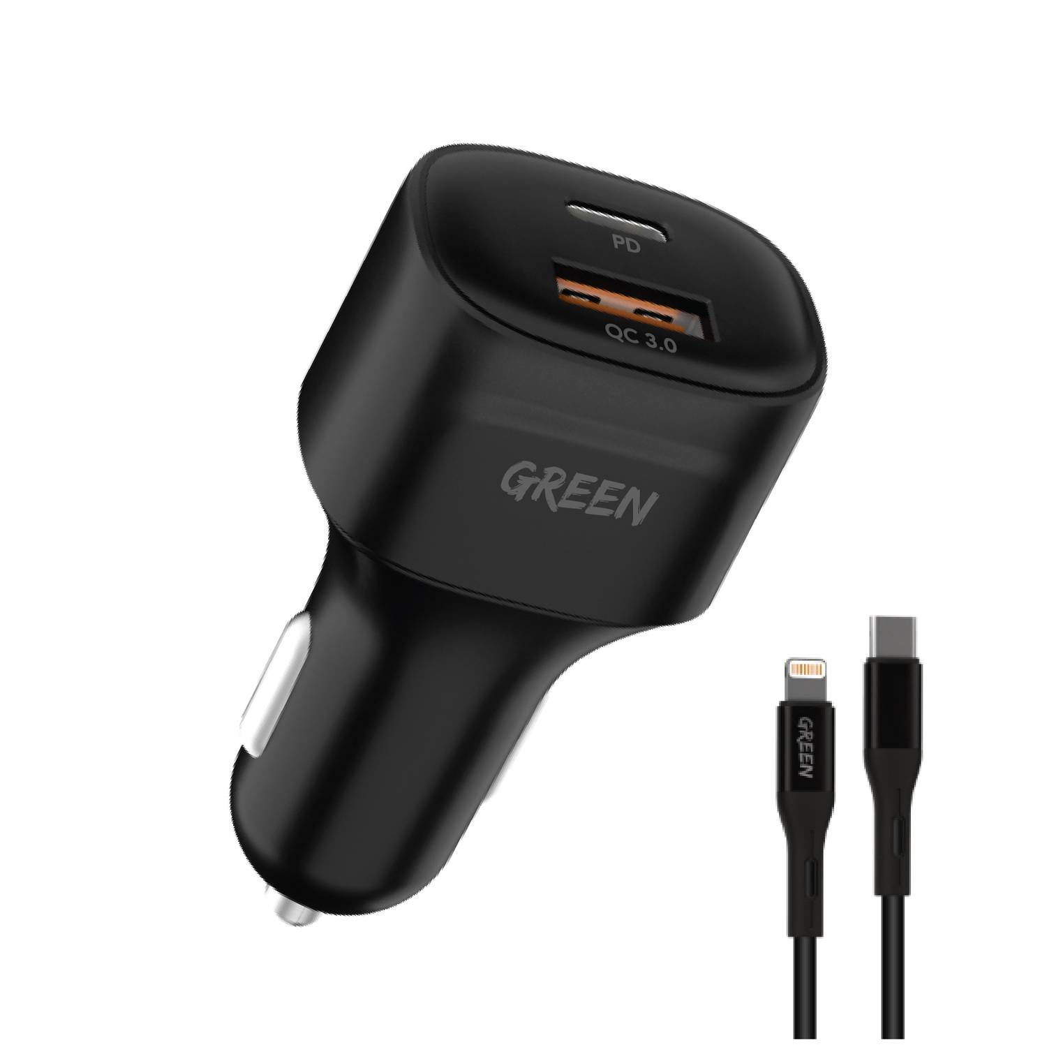 Car Charger GPS Charger Cable Fast Charging PD QC3.0 USB Car Charger 12V  Mini USB Power Cord Cable Dual Port