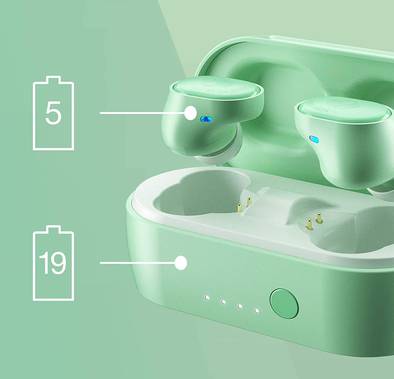 Skullcandy mint best sale earbuds